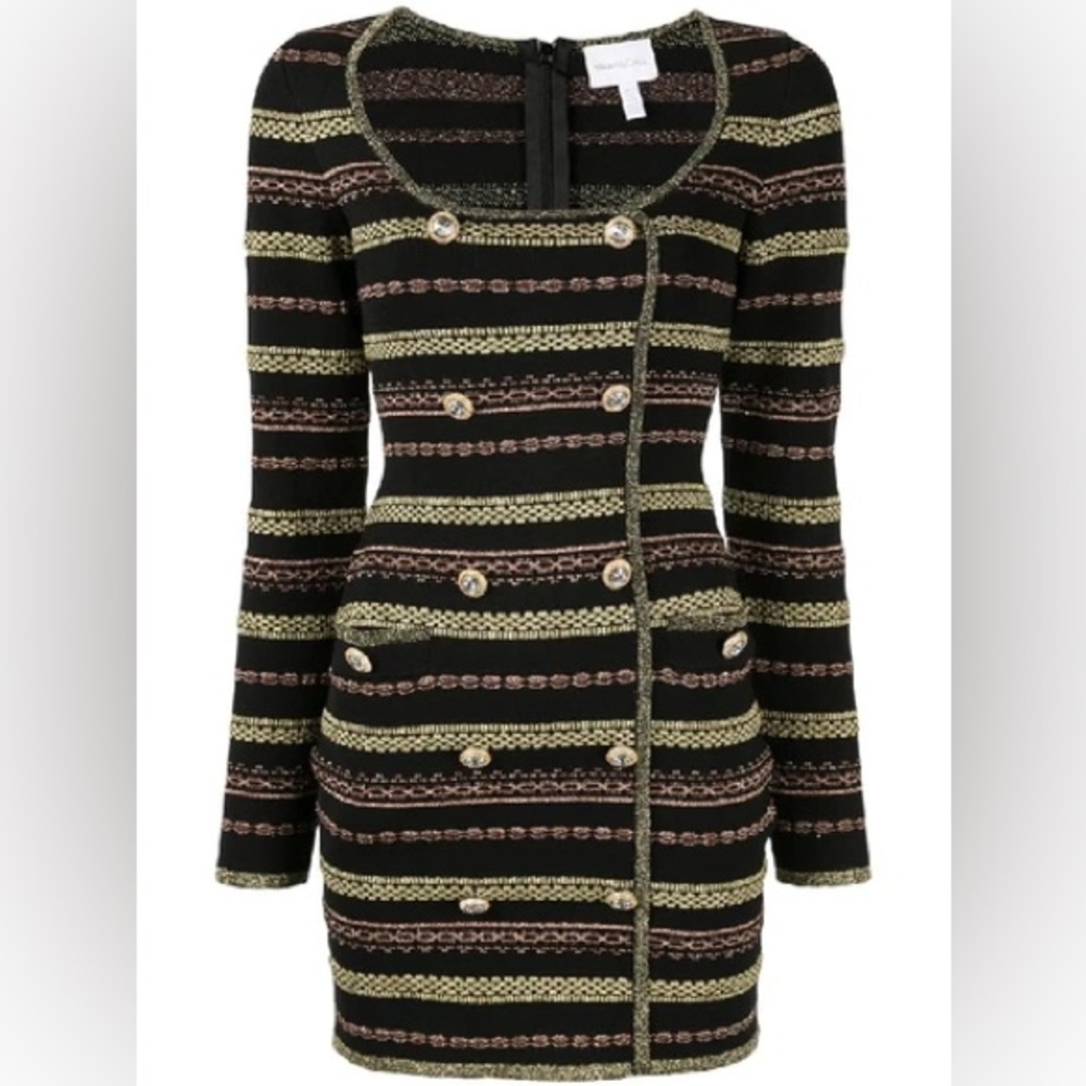 ALICE MCCALL Striped Knit Dress Size 4